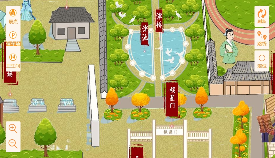 神木手绘地图景区语音讲解导览系统：智慧景区建设的基石